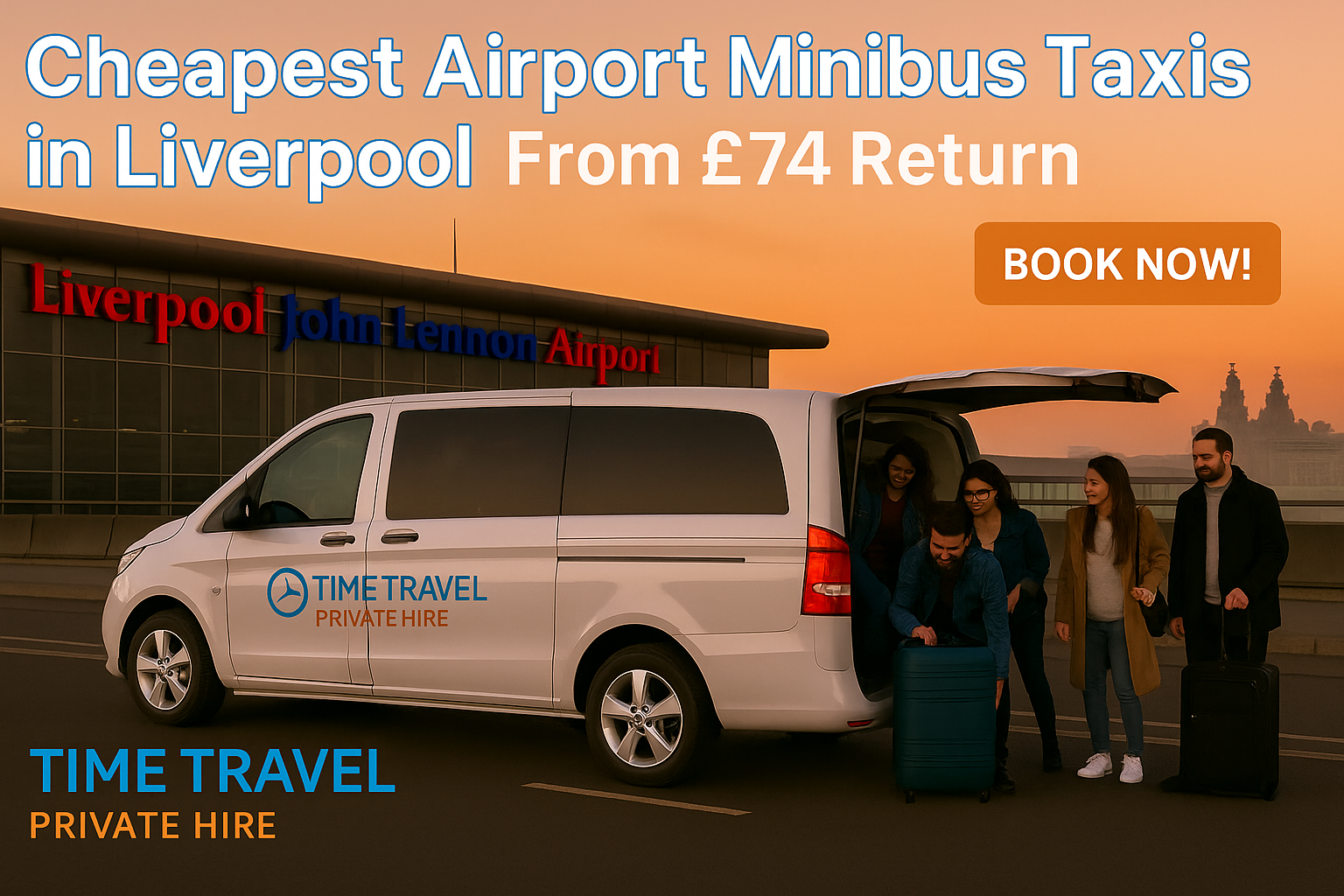 Liverpool to Manchester Airport Taxi