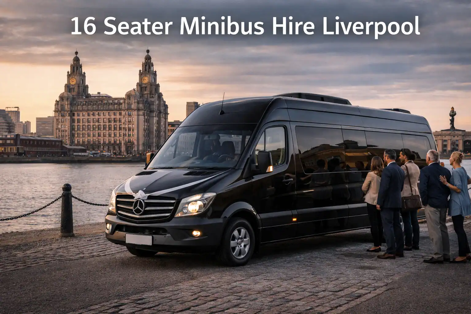 16 Seater Minibus Hire Liverpool large group transport vehicle