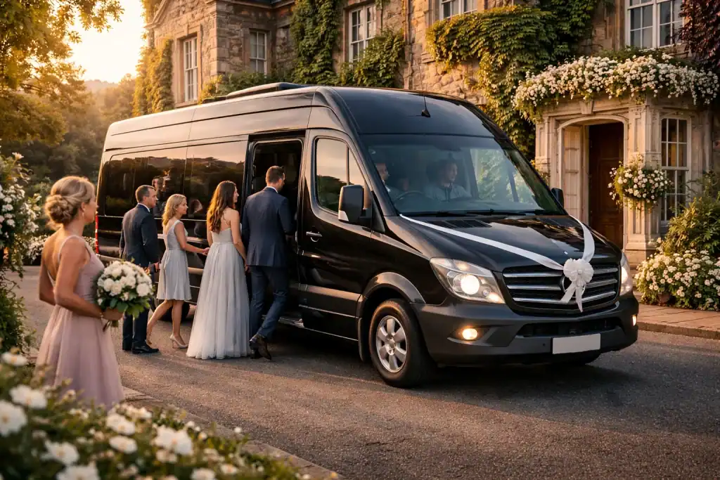 Wedding minibus hire Liverpool